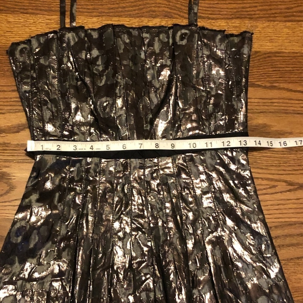 Tory Burch “Rennie”Gunmetal & Black Animal Print Dress - 4 - Picture 8 of 14